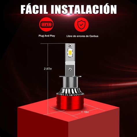 Kit De Faros Led Auto Csp H H H Canbus Meses Sin