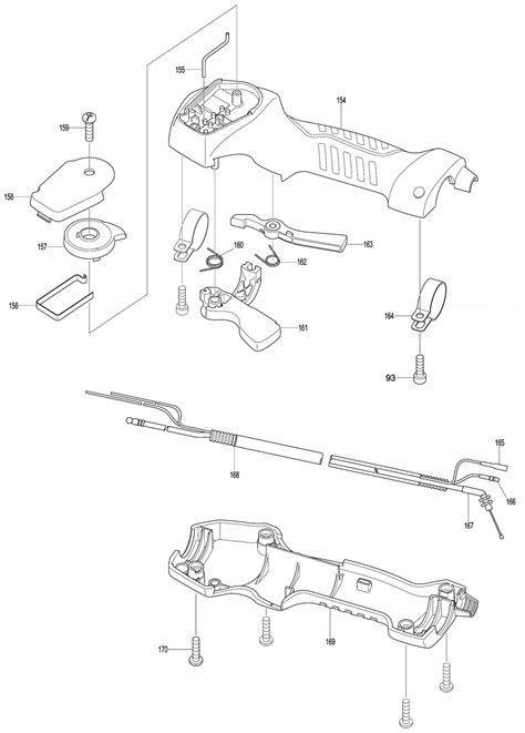 Makita Em2600l Petrol Brushcutter Spare Parts Spareem2600l From Spare