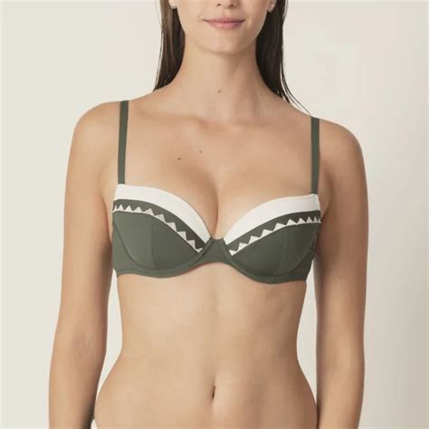 Marie Jo Swim Gina Bikini Top Dark Olive Elegance Lingerie