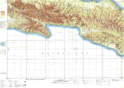 TAKJUB INDONESIA: Peta Topografi Pulau seram tengah skala 250k