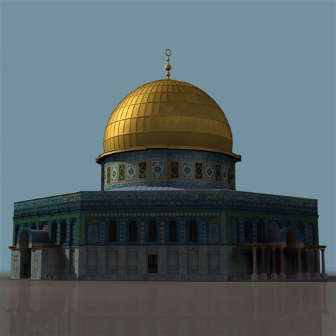 Al Quds The Rock Mosque 3d Model Cgtrader