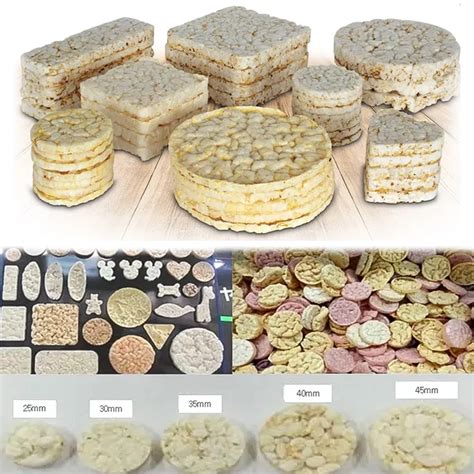 Jinan Halo Popular Extruded Machinery Automated Pop Rice Cake