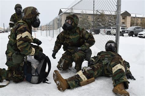 Dvids News Th Wing Airmen Stay Mission Ready With Cbrn Training