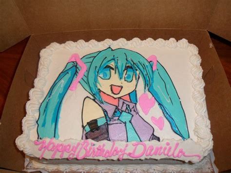 Hatsune Miku Birthday Cake By Dunibuni On Deviantart