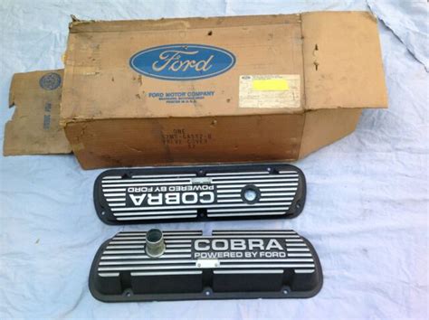 1965 1966 Mustang 289 Hipo Chrome Valve Covers New Ebay