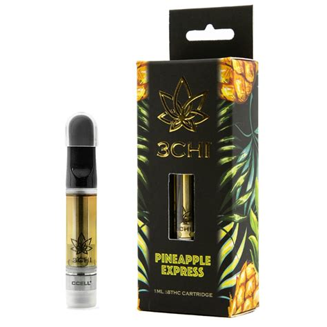 3chi Delta 8 Vape Cartridge Pineapple Express 1ml Leafly