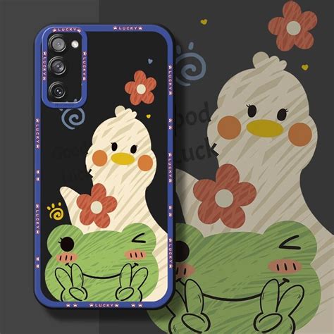 Yiwesan เคสปลอกสำหรับ Samsung Galaxy A7 2018เคสกรณีการ์ตูนน่ารักตลกเป็ด