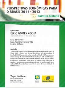 Perspectivas Econ Micas Pauta De Palestra Gratuita Na Acic Not Cias