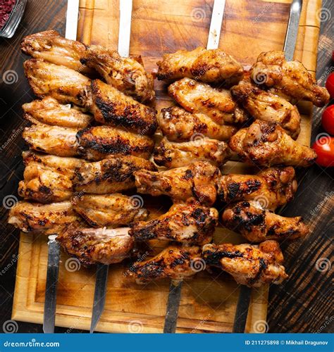 Arriba Imagen Brochetas De Alitas De Pollo A La Parrilla Abzlocal Mx