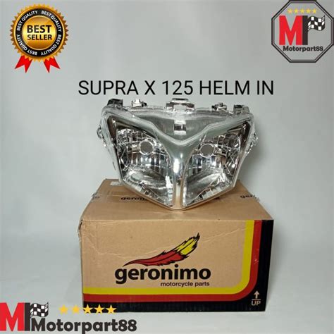 REFLEKTOR HEAD LAMP LAMPU DEPAN SUPRA X 125 HELM IN Lazada Indonesia