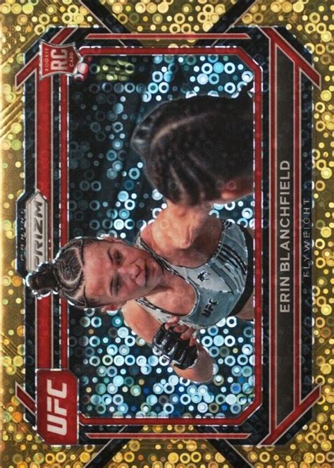 Erin Blanchfield 2023 Prizm UFC 12 Under Card Gold 10 Price Guide