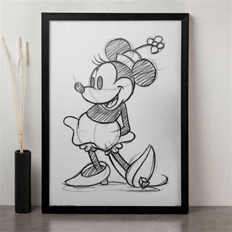 Mickey Mouse Friends Mickey Mouse Sketched Single Memorabilia