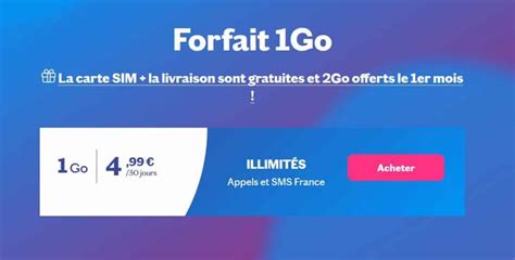 Forfait 1Go Lebara Mobile téléphonie illimitée à moins de 5 mois