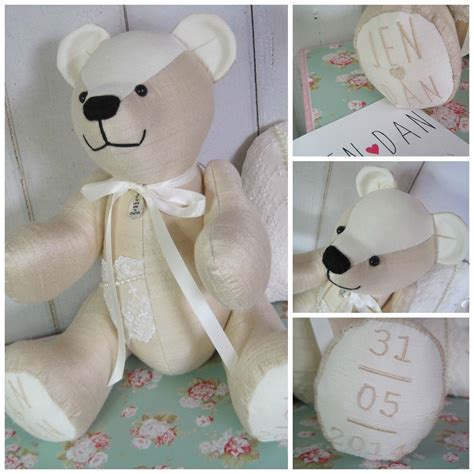 Keepsake Bear Memory Bear Bear From Baby Clothes Wedding Bear