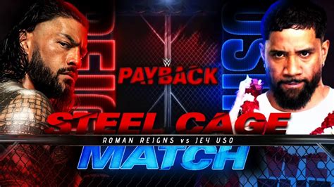 COMO HACER UN MATCH CARD DE WWE PAYBACK 2023 WWE PAYBACK 2023