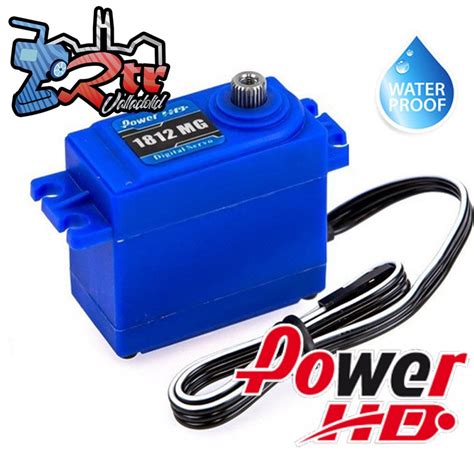 Servo Power HD 1812MG 18kg 0 12s 6 0v waterproof piñonera metálica