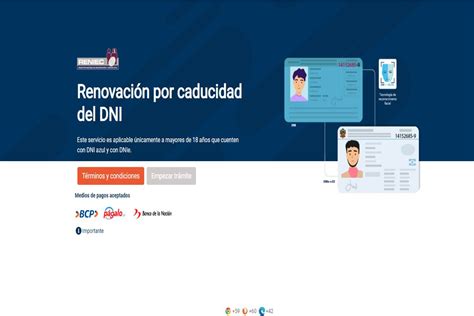 Reniec C Mo Puedo Renovar Mi Dni Vencido Por Internet