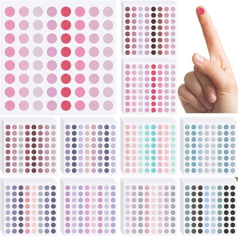 Amazon 3200 Pieces Colored Dots Sticker 1 4 Inch Round Coding