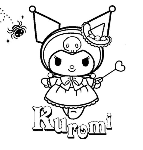 Espadachim Kuromi Para Colorir Imprimir E Desenhar Colorirme