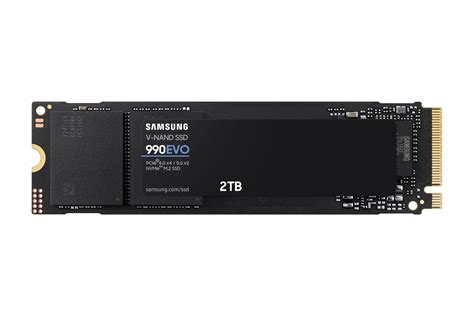 SAMSUNG 990 EVO SSD 2TB PCIe Gen 4x4 Gen 5x2 M 2 2280 NVMe Internal