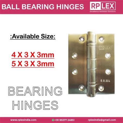 SS Ball Bearing Hinges 304 Grade Size 5 Inch At Rs 350 Piece In