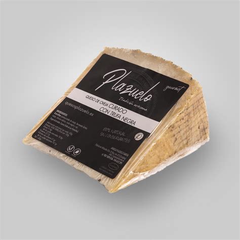 Queso De Oveja Curado Con Trufa Negra Plazuelo Quesos Gourmet Desde