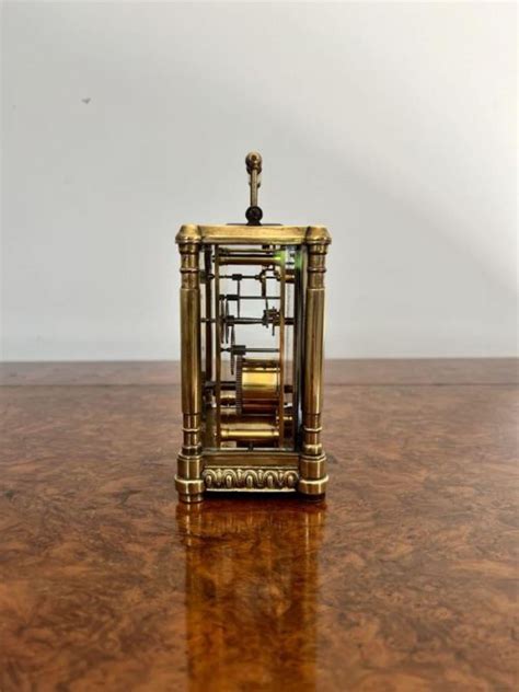 Fantastic Quality Large Antique Victorian Ornate Brass Carriage Clock