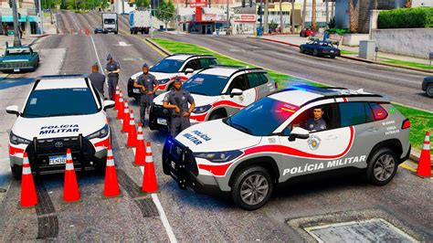 For A Patrulha Blitz Novo Corolla Cross Pmesp Gta Policial Youtube