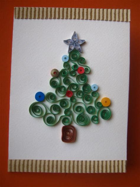 Piccolomondoantico Biglietto Albero Di Natale A Quilling