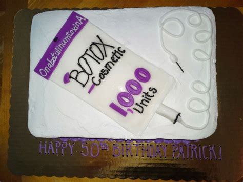 Botox Cake For A Fun Birthday Celebration