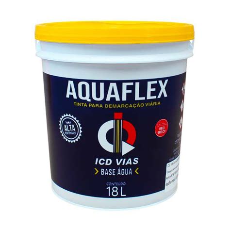 Tinta Aquaflex para demarcação viária Base de Água 18 L lojaviar