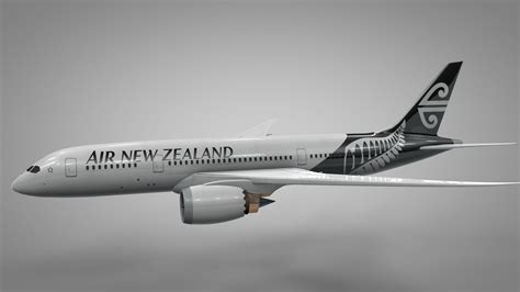 Boeing 787 Dreamlinerair New Zealand L169 3d Model 170 C4d