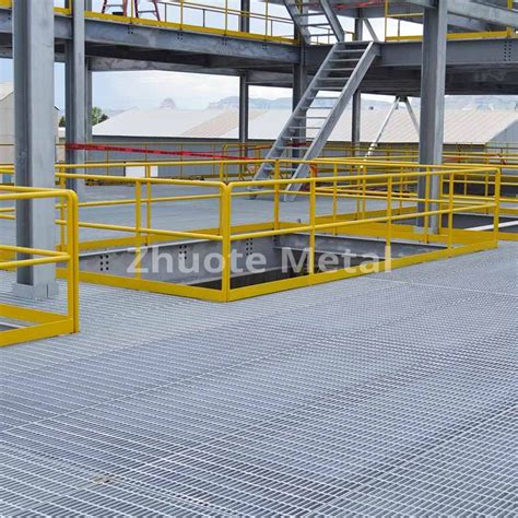 Platform Steel Grating Grated Walkways Steel Metal Grating For Walkways