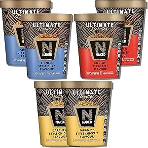 Ultimate Naked Noodles Multipack Each Japanese Style Chicken G Chinese Style Duck G