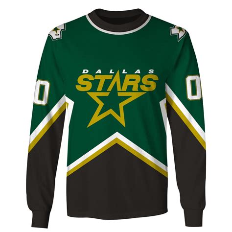 Personalized Dallas Stars 1999 Throwback Vintage NHL Away Jersey ...