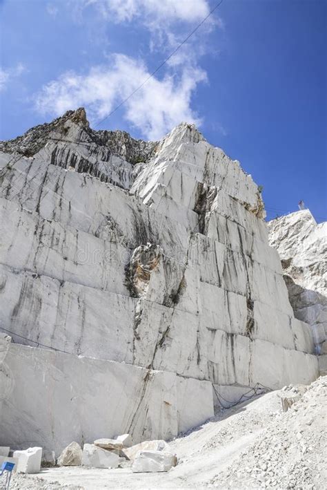 Carrara Marble Quarry On The Apuan Alps Tuscany Italy Stock Photo