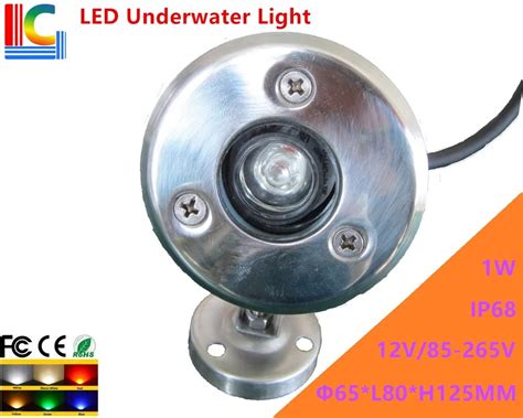 1w Led Underwater Light 12v 110v 220v Rotary Underwater Floodlight Ip68