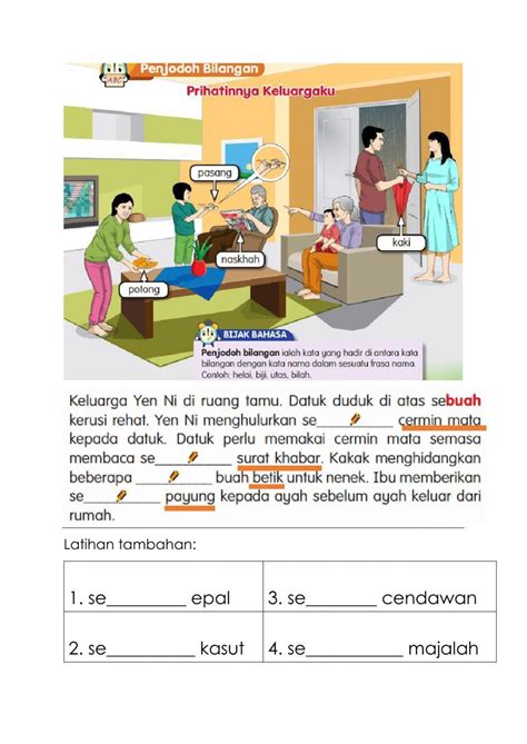 Penjodoh Bilangan Interactive Activity For Tahun 3 You Can Do The