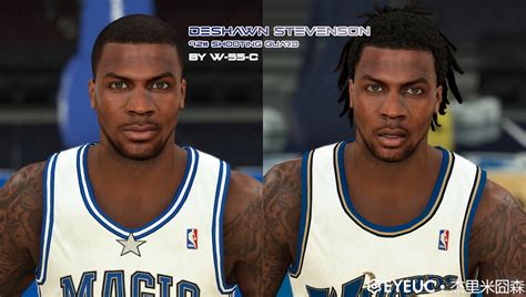 NBA 2K21 Deshawn Stevenson Cyberface and Body Model 3 versions by White55Chocolate