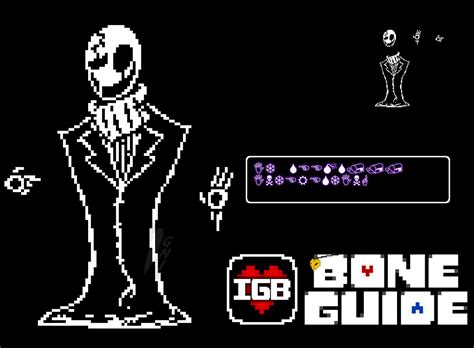 Gaster Battle Sprite Bone Guide Au By Vignitio On Deviantart