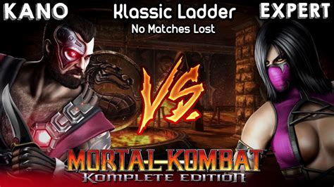 Mortal Kombat 9 Komplete Edition Kano Klassic Ladder Expert No Matches Lost Youtube