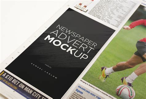 6 Newspaper Advert Mockups Behance