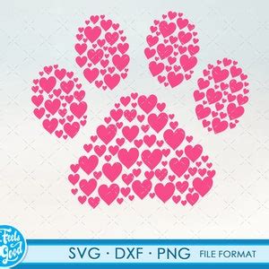 Pfote Druck Svg Hund Pfote Svg Hund Druck Svg Katze Pfote Svg Katze