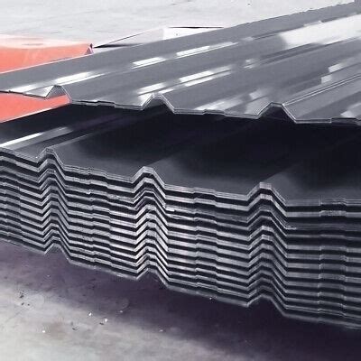 Pcs Roof Sheets Corrugated Profile Galvanized Steel Metal Roofing