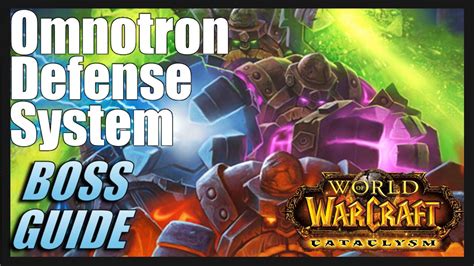 OMNOTRON DEFENSE SYSTEM BOSS GUIDE Blackwing Descent YouTube