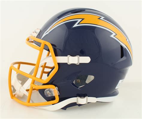 Dan Fouts Signed Chargers Full Size Speed Helmet Inscribed HOF 93