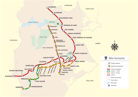 Metro Belo Horizonte Map Lines Stations And Tickets Tour Guide