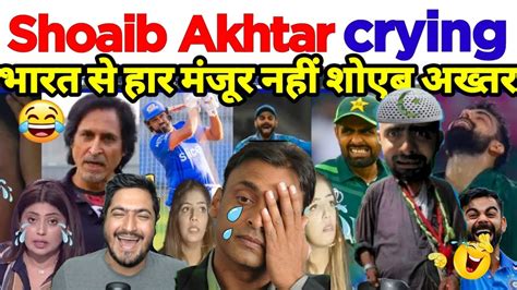 Shoaib Akhtar Crying On India Win India Vs Pakistan T Wc South