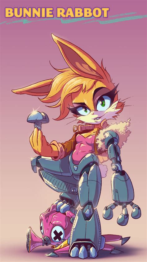 Bunnie Rabbot Freedom Fighters By Vladimirjazz On Deviantart