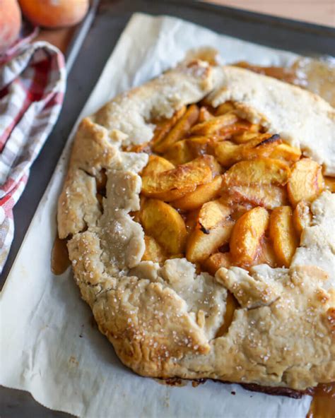 Easy Peach Galette Recipe